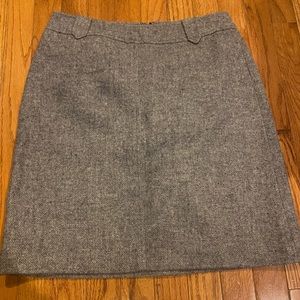Talbots Gray Wool Skirt